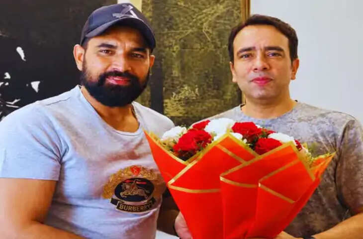 जयंत चौधरी से मिले मोहम्मद शमी, अमरोहा में राजनीति में एंट्री की चर्चाएं तेज