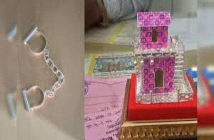सांवलिया सेठ को भक्त ने चढ़ाई चांदी की हथकड़ी, फुटेज में देंखे मन्नत पूरी होने पर किया अनोखा समर्पण