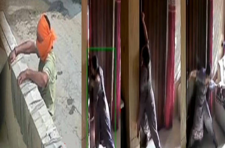 दिनदहाड़े घर में घुसे हथियारों से लैस लुटेरे, अकेले भिड़ गई बहादुर महिला, CCTV में कैद हुई घटना