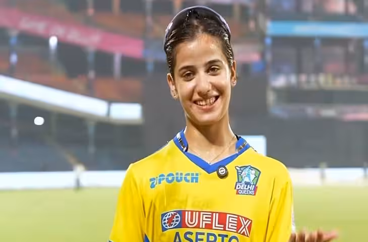 कौन हैं मेधावी बिधूड़ी? विकेट लेते ही किया &lsquo;6-7&rsquo; Gen-Z सेलिब्रेशन,&nbsp;रातोंरात बनीं इंटरनेट सेंसेशन ?