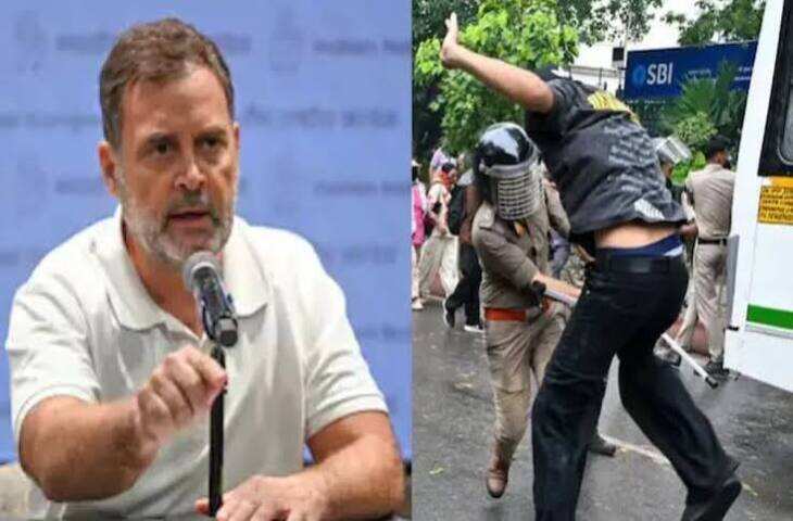 जंतर-मंतर प्रदर्शन पर सियासी घमासान, रिजिजू के बयान पर भड़के राहुल गांधी; पुलिस कार्रवाई को लेकर उठाए सवाल