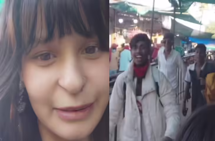 &lsquo;उन्हें लगा मैं हिंदी नहीं जानती...' मंदिर जाते वक्त लड़की से हुई बदसलूकी,&nbsp;वीडियो वायरल दख खौल जाएगा खून&nbsp;