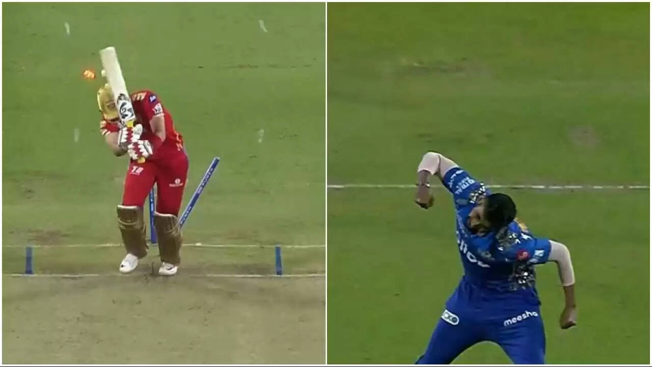 jasprit bumrah yorker liam livingstone out 8