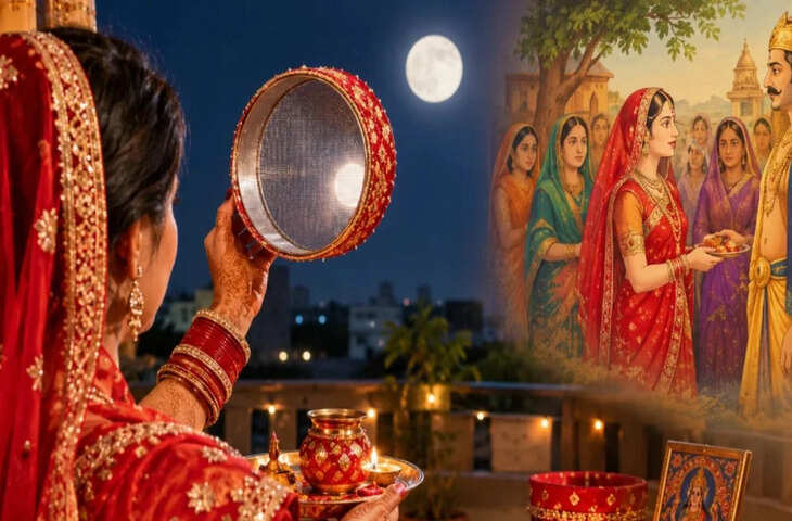 करवाचौथ पर इस कथा को पढ़े बिना पूरा नहीं होगा व्रत! अखंड सौभाग्य और खुशहाल दांपत्य जीवन का मिलेगा वरदान