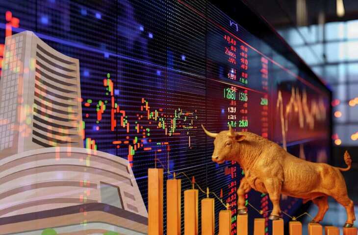 Stock Market Closing : सप्ताह के आखिरी दिन हरे निशान में बंद हुआ बाजार,&nbsp;निफ्टी 25,700 पर,&nbsp;सेंसेक्स 266 अंक बढ़कर क्लोज&nbsp;