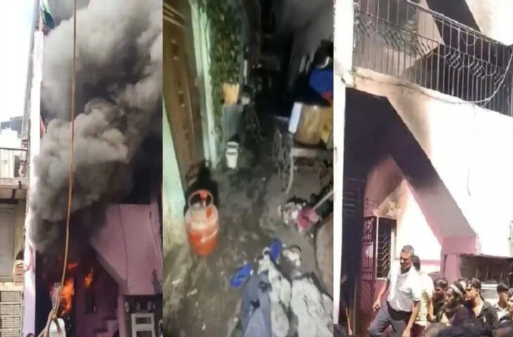 सूरत में दर्दनाक हादसा: साड़ी पैकिंग का काम करने वाले परिवार के 5 सदस्य जिंदा जले, इलाके में मचा हड़कंप