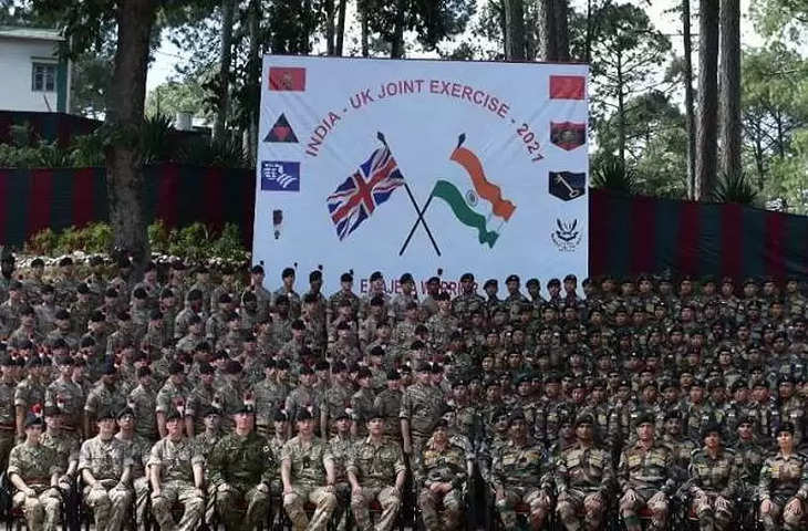 Nainital  भारत और ब्रिटेन का संयुक्त सैन्य युद्ध अभ्यास रानीखेत में शुरू, सामरिक रिश्तों को मजबूती देगा 'अजेय वॉरियर'