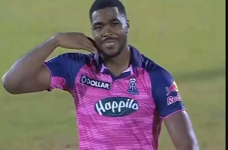 obed mccoy pushpa style celebration  -11-1-111111