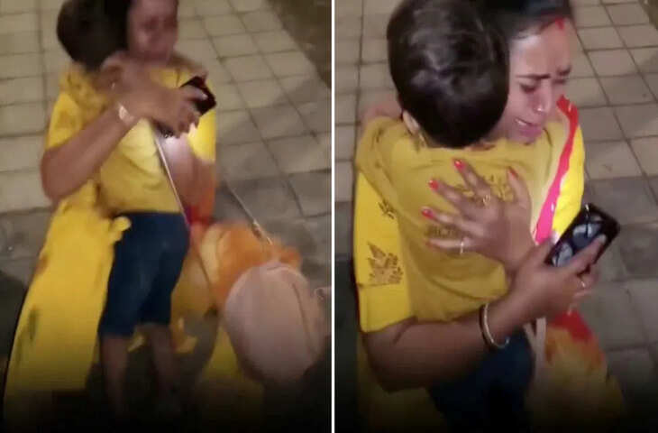 मासूम बच्चे और अजनबी युवक की इमोशनल कहानी, वीडियो ने जीता लोगों का दिल