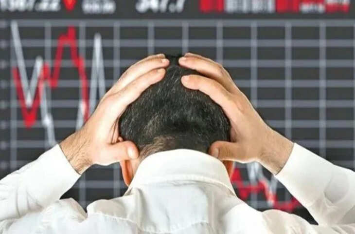 Sensex में भारी बिकवाली 800 अंकों की गिरावट से हिला बाजार,&nbsp;5 सेकंड में निवेशकों के ₹2 लाख करोड़ डूबे