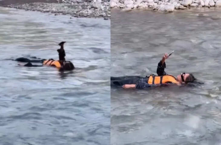 मोबाइल के चक्कर में जान पर भी खेल गई लड़की, VIDEO देखकर लोग बोले- ये तो हद हो गई!