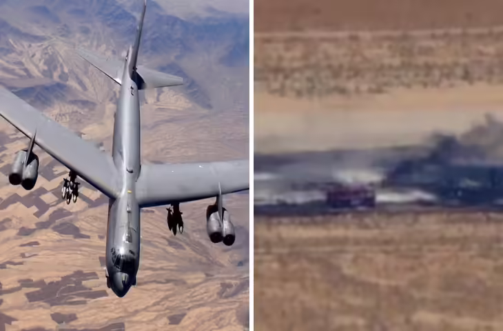 उड़ान के कुछ मिनट बाद ही क्रैश हुआ अमेरिकी B-52 बॉम्बर, मलबे में तब्दील हुआ विमान, 8 लोगों की मौत से मचा हड़कंप