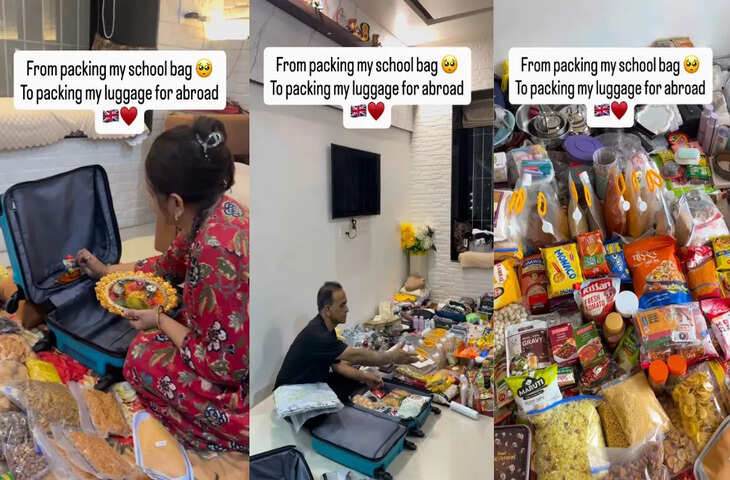 'स्कूल का बैग पैक करने से विदेश जाने के लिए सामान पैक करने तक..' माता-पिता के अनमोल प्यार का वीडियो वायरल