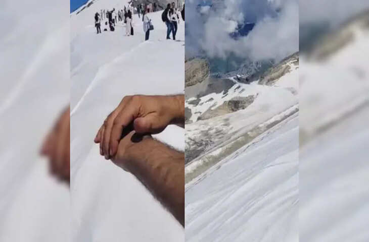 'हमें मामू बना रहे हैं....' यूरोप में बर्फ के नाम पर फर्जीवाड़ा असली नजारा देख उड़ गए होश, देखे वायरल फुटेज 