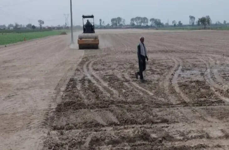 अलीगढ़-पलवल हाईवे निर्माण कार्य में तेजी, 20% से अधिक काम पूरा