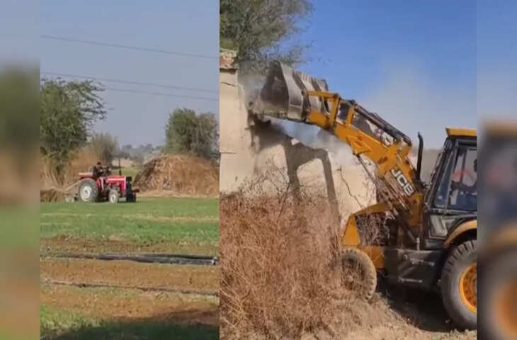राजस्थान में गरजे बुलडोजर, दौड़े ट्रैक्टर, 400 बीघा भूमि में अतिक्रमण के खिलाफ प्रशासन का एक्शन