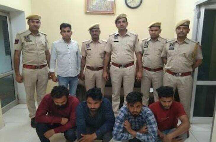 दिनदहाड़े ऑफिस के ताले तोड़कर 7 लाख रुपये उड़ाए, वीडियो में जाने एक साल से फरार आरोपी यूपी से गिरफ्तार