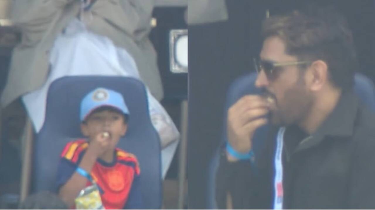 एमएस धोनी का फिर दिखा सादगी भरा अंदाज! स्टेडियम में छोटे फैन से मांगा पॉपकॉर्न, वायरल वीडियो पर फैंस लुटा रहे प्यार