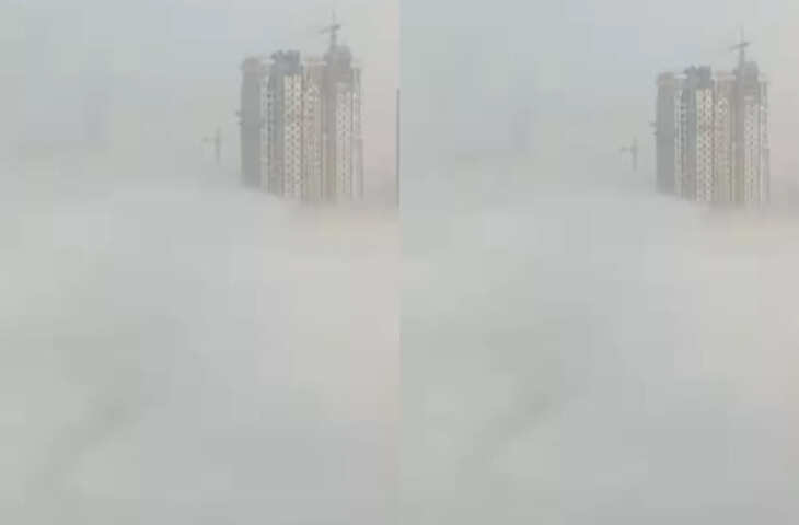 Viral Video:&nbsp;कश्मीर जैसा कोहरा या ज़हरीला स्मॉग? NCR की 10वीं मंजिल से दिखे डरावने दृश्य ने इंटरनेट पर मचाया हड़कंप