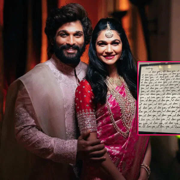 Allu Arjun की पत्नी Sneha Reddy ने आज तक संभालकर रखा है प्रपोजल लेटर?