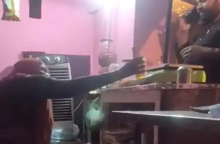 किराना दुकान की आड़ में अवैध शराब बेचने का आरोप, महिला पकड़ी गई