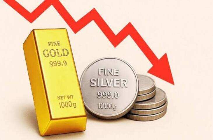 Gold Silver Price Today : सोना-चांदी के भाव में बड़ी गिरावट, एक हफ्ते में इतना सस्ता हुआ कीमती धातु