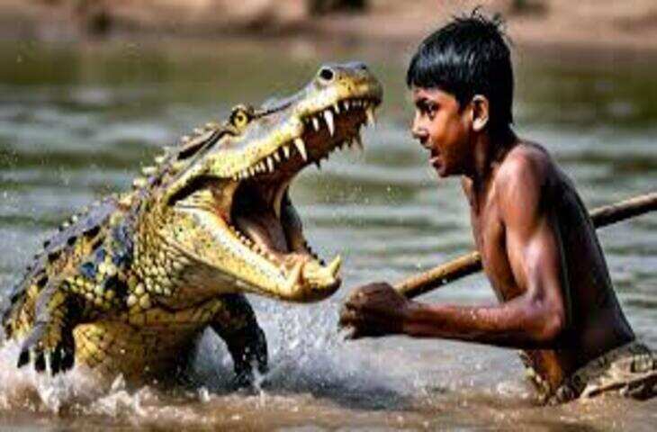 कोटा में मगरमच्छों के झुंड पर सुतली बम फेंकने का वीडियो वायरल, वन विभाग ने दर्ज कराई FIR