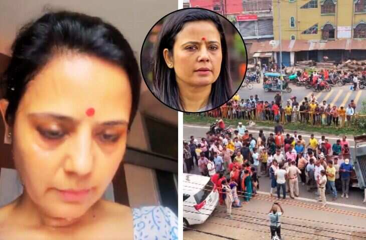 महुआ मोइत्रा ने शेयर किया हमले का वीडियो, बोलीं- 'पत्थर और अंडे फेंके गए, मैं घायल हूं, पुलिस मूकदर्शक बनी रही'