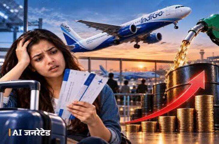 इंडिगो की फ्लाइट्स अब होंगी महंगी, वीडियो में जाने घरेलू टिकट पर ₹1300 तक बढ़ेगा किराया; इंटरनेशनल में ₹10 हजार तक फ्यूल चार्ज