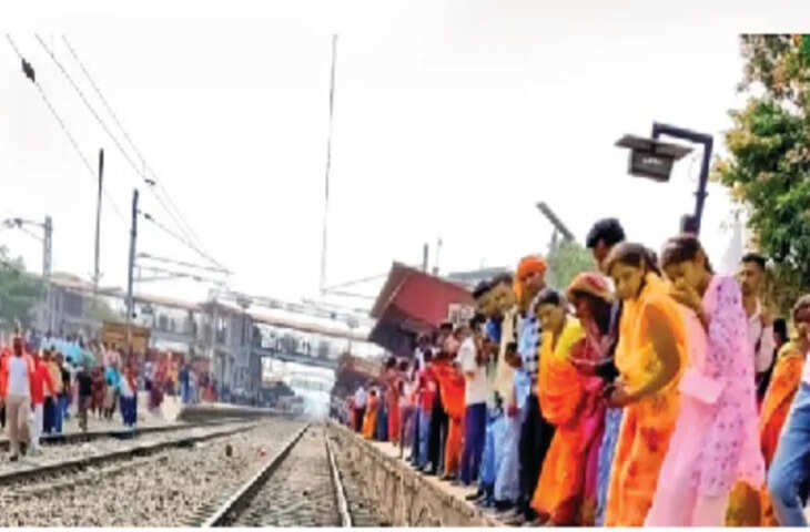 बख्तियारपुर स्टेशन पर दर्दनाक हादसा: ट्रेन की चपेट में आने से मौसी-भांजी की मौत, घटना CCTV में कैद