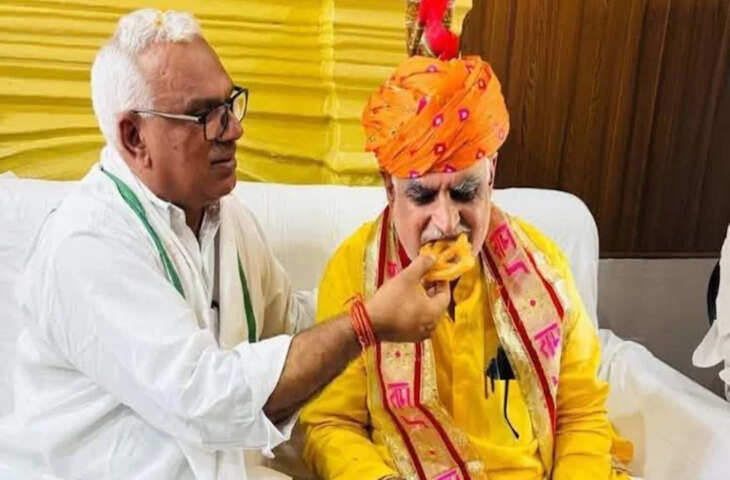 ब्रज नगर मेले में दिखा अनोखा सियासी नजारा, दो मंत्रियों के स्नेह मिलन ने जीता दिल