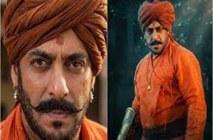 फिल्म &lsquo;राजा शिवाजी&rsquo; में सलमान खान का दमदार कैमियो, वीडियो में देंखे भगवा पगड़ी और मूंछों में दिखा नया लुक