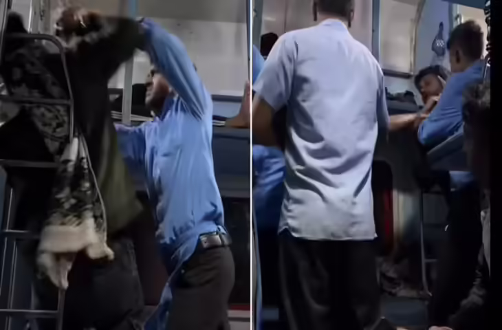 स्लीपर में घुसकर पैंट्री वालों ने पैसेंजर को पीटा, बैठे-बैठे तमाशा देखते रहे लोग, लेकिन छुड़ाने कोई नहीं गया