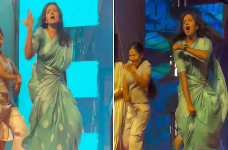 Viral Video: स्कूल के एनुअल फंक्शन में टीचर का धमाकेदार डांस, साड़ी में लगाए ऐसे ठुमके कि स्टूडेंट्स भी रह गए दंग