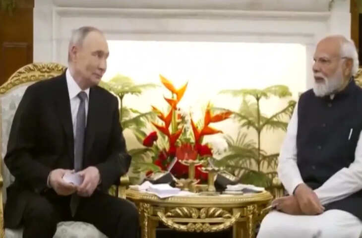 भारत-रूस की अटूट दोस्ती ध्रुव तारे की तरह हर कसौटी पर खरी, फुटेज मे देखें पीएम मोदी ने पुतिन को बताया सच्चा दोस्त