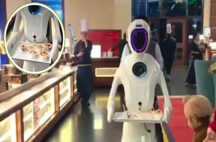 लुधियाना की शादी में रोबोट ने संभाली आइसक्रीम सर्विंग, सोशल मीडिया पर वायरल