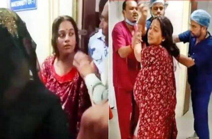 रीवा संजय गांधी अस्पताल में कल्पना मिश्रा की मौत पर परिजनों का आमरण अनशन दूसरे दिन भी जारी