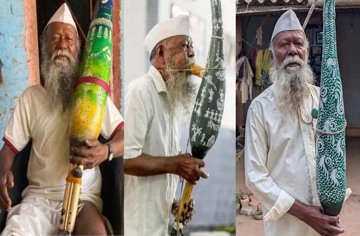 92 वर्ष की उम्र में तारपा वादक भिकल्या ढिंडा को पद्मश्री पुरस्कार, आदिवासी संस्कृति को दिलाई वैश्विक पहचान