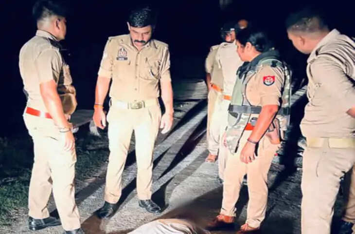 गाजीपुर में पुलिस मुठभेड़, POCSO एक्ट के वांछित आरोपी के दोनों पैरों में लगी गोली