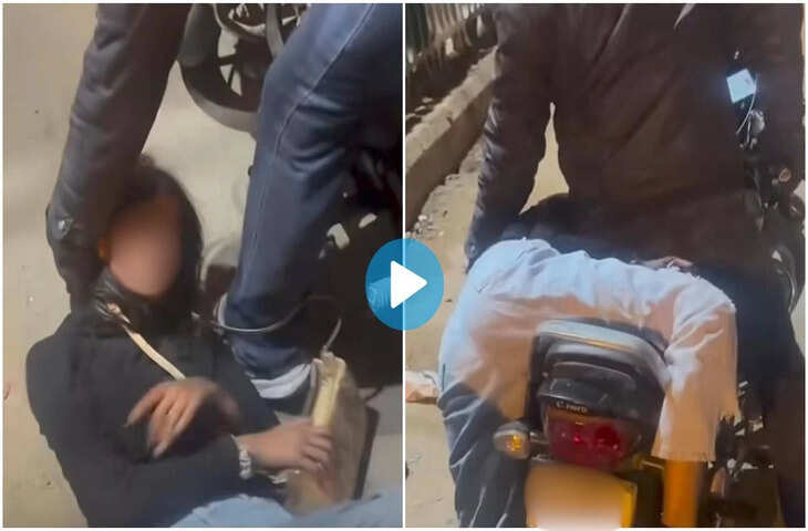 सोशल मड़िया पर वायरल हुआ नशे में धुत लड़की का VIDEO Viral! रैपिडो पर बैठ भी नहीं पाई और धड़ाम, देखकर भड़के यूजर्स 