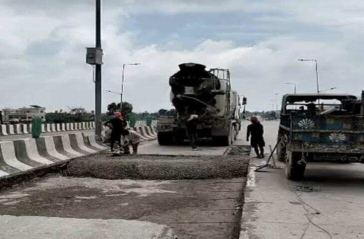 नालंदा में डेढ़ साल पुराने फ्लाईओवर में 2 क्रैक, पैनल धंसे; लोगों का आरोप- उद्घाटन के बाद से ही मरम्मत का दौर जारी