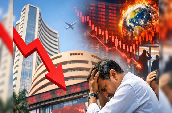 शेयर बाजार में भारी तबाही! सेंसेक्स 1000 अंक लुढ़का निफ्टी भी 300 अंक टूटा,&nbsp; ऑटो और बैंकिंग स्टॉक्स सबसे ज्यादा टूटे