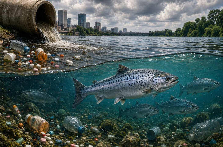 स्वीडन के जल स्रोतों में ड्रग अवशेषों का असर, सैल्मन मछलियों के व्यवहार में बदलाव का खुलासा