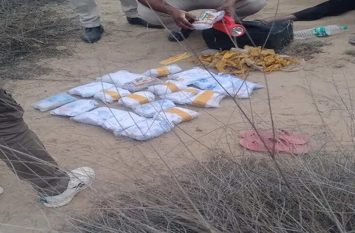 रावला क्षेत्र में पाकिस्तानी ड्रोन से गिराई गई 10 किलो हेरोइन बरामद, 5 तस्कर गिरफ्तार
